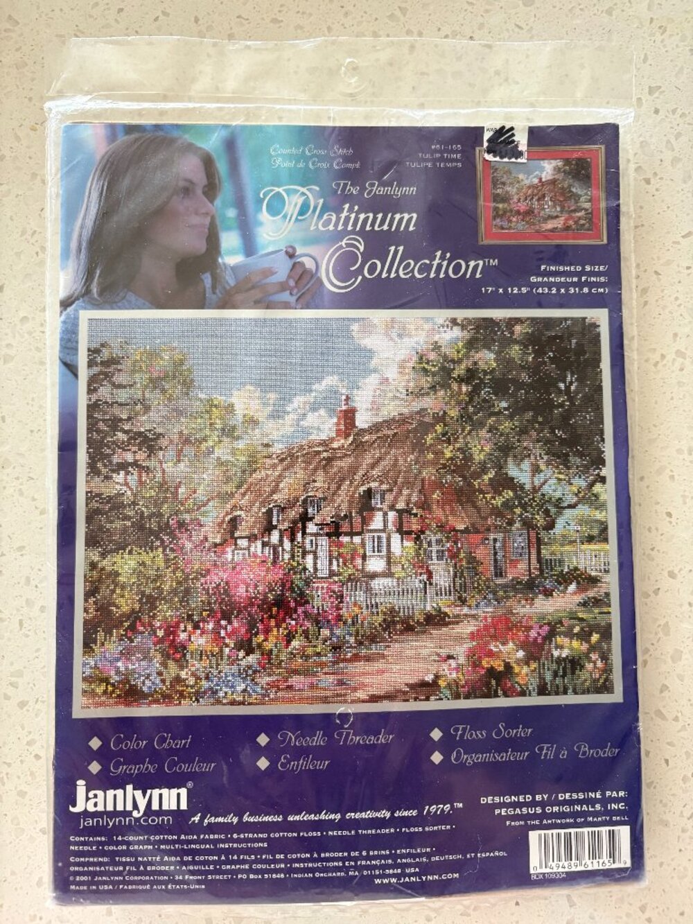 Jalynn Platinum Collection counted cross stitch, Tulip Time